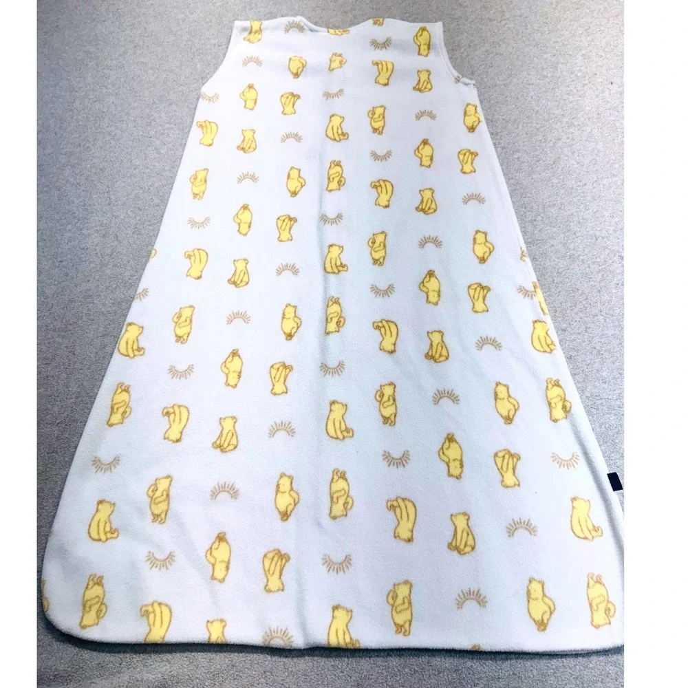 Halo SleepSack Wearable Blanket Kids Large White Yellow Winnie The‎ Pooh Fleece
